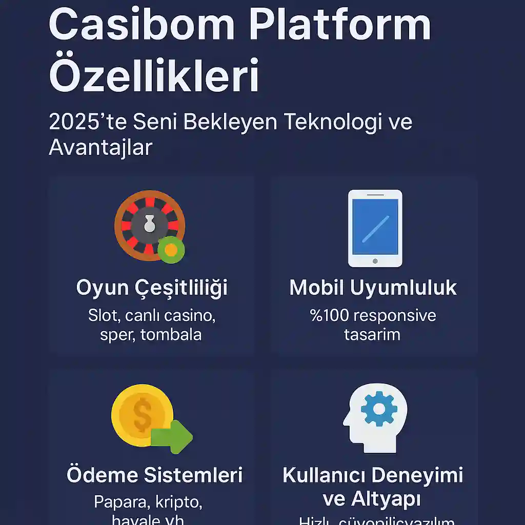 Casibom Platform Özellikleri – 2025’te Seni Bekleyen Teknoloji ve Avantajlar